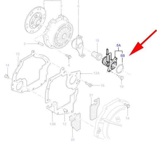 CscConcentricSlaveCylinderBearingFitsFordTransitConnect,Focus,1141581