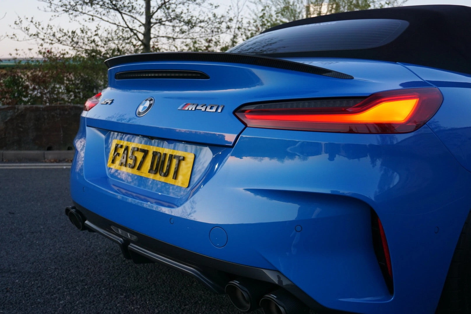 DAS-BMWZ4G29GenuineCarbonFibreFlushRearTrunkSpoiler/Wing(2018+Models)