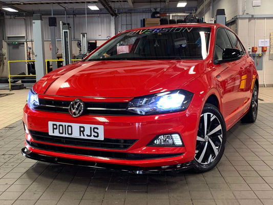 DAS|VolkswagenPoloAWMK6GlossBlackFrontSplitter(2018+NONGTI/RModel)