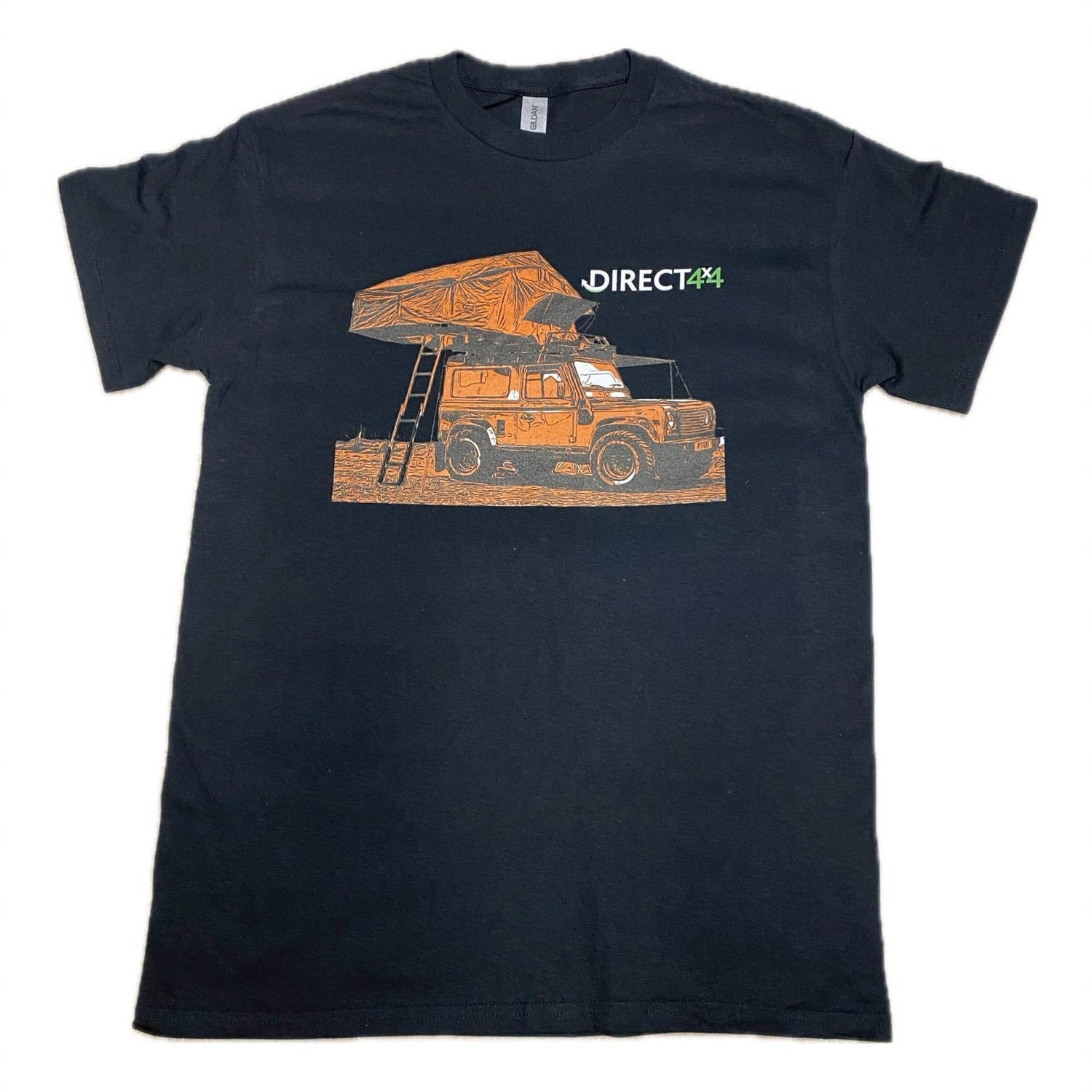 Direct4x4BlackDefenderCrewNeckT-Shirt
