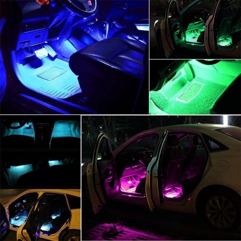 Diversion16ColourRGBRemotecontrolledfootwelllights(12V)