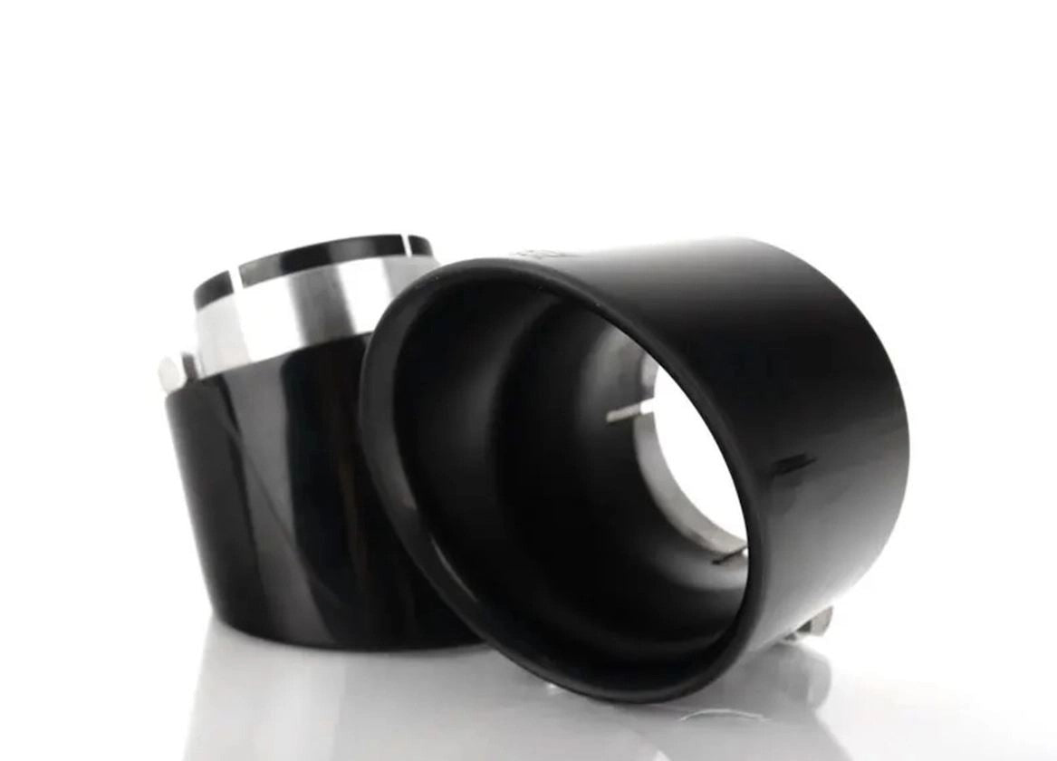 ECSTuning4"OEFitExhaustTips-BlackChrome-Pair-Mk6/Mk7GTI"