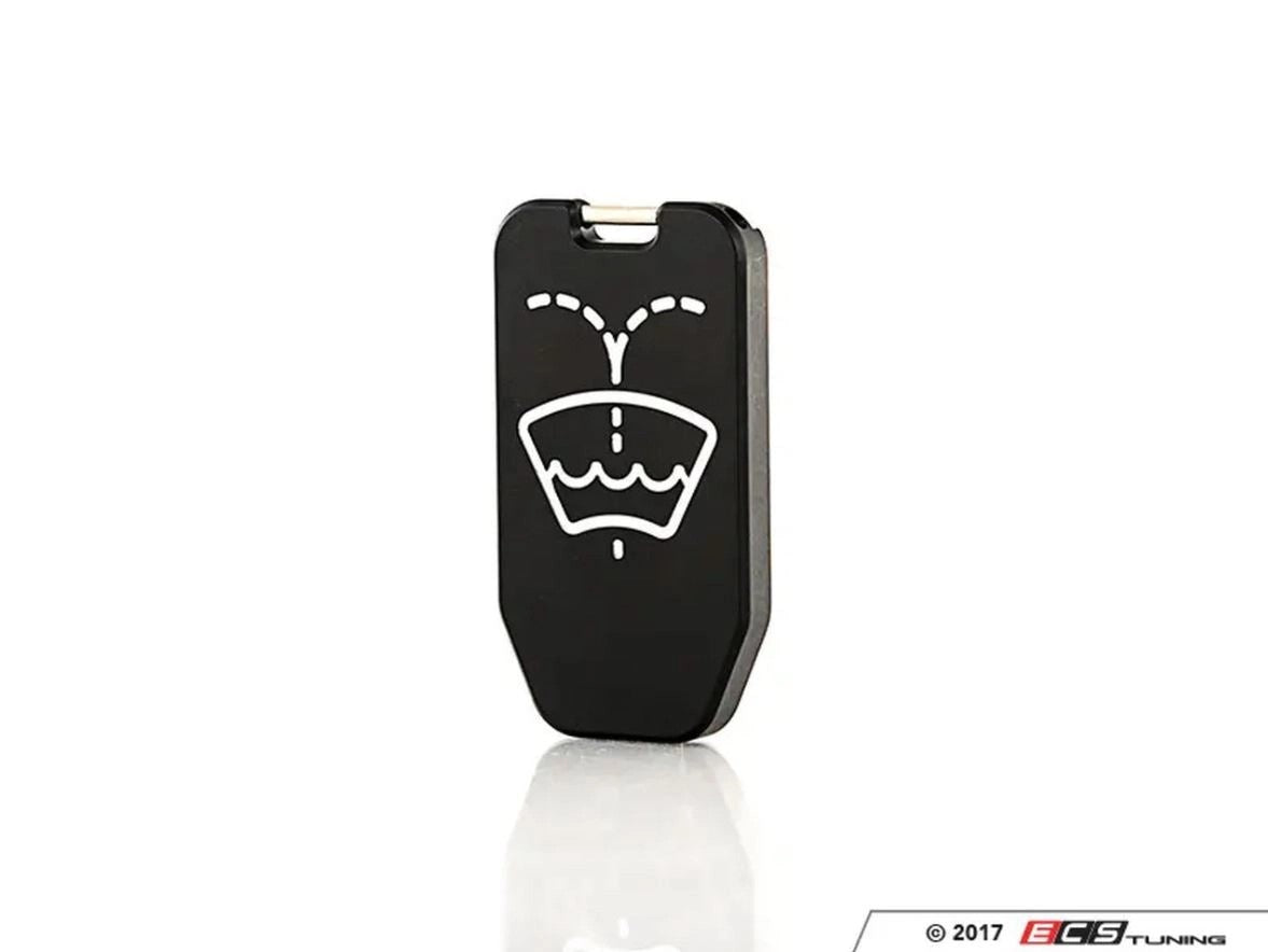 ECSTuningBilletWasherFluidReservoirCap-BlackAnodized-B9Models