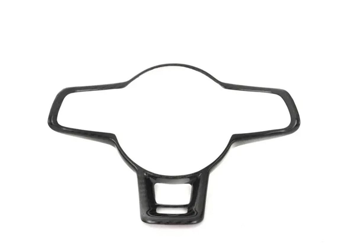 ECSTuningSteeringWheelHubOverlay-BlackCarbonFibre-MK5Polo