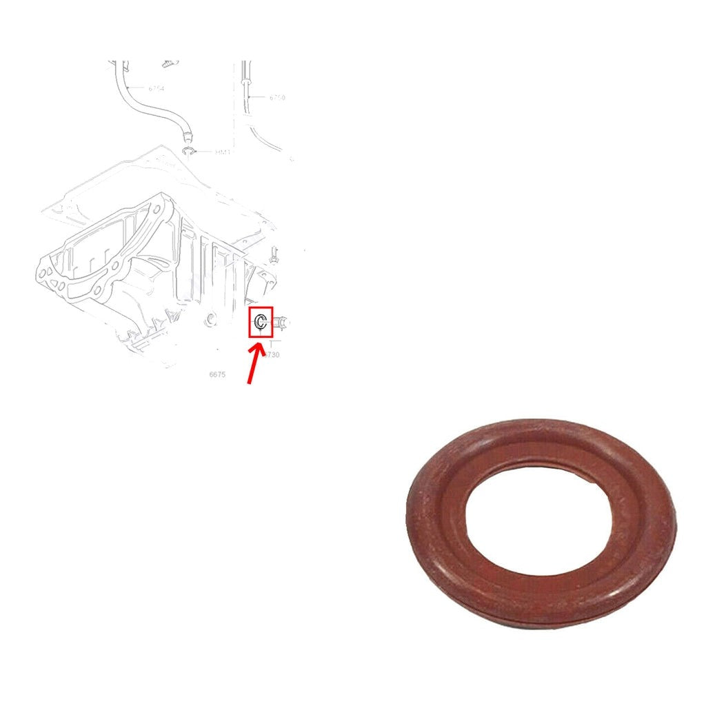 EngineOilSumpPanDrainGasketSealFitsFordCitroenMazda1013938