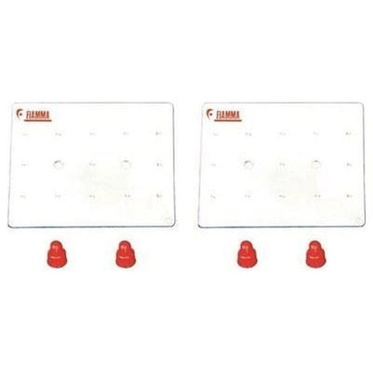 FiammaHeavyFixingTopBracketsPairForBikeRackMotorhome
