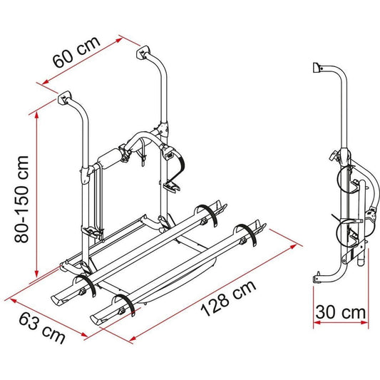 FiammaMotorhomeCarryBikeULBlack2CycleCarrier