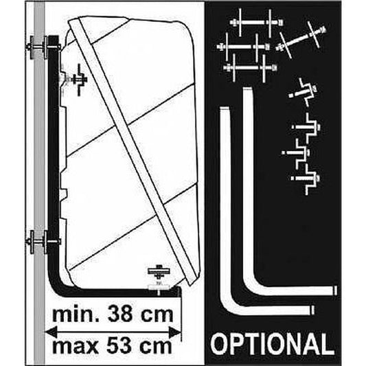 FiammaUltraBoxMountingBracketRearWallKitCaravanMotorhomeInstallation