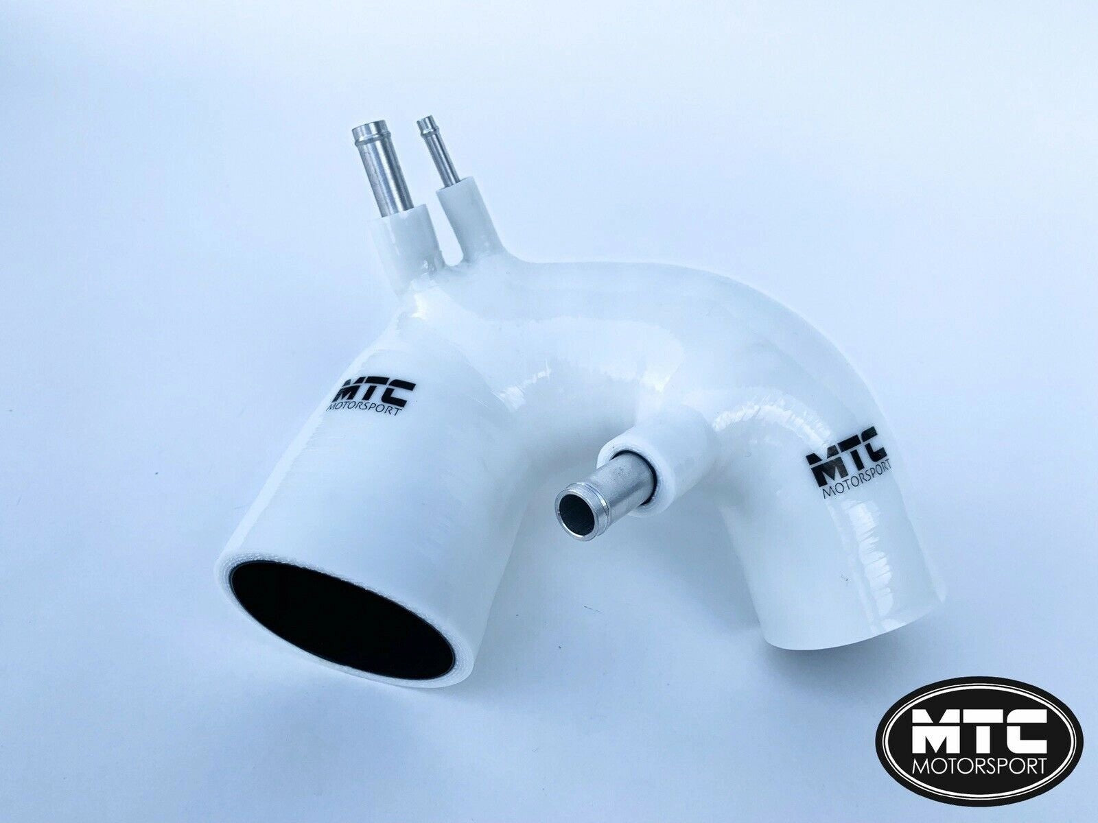 Fiat500AbarthT-JetSiliconeIntakeHoseWhiteIHITurbo|MTCMotorsport