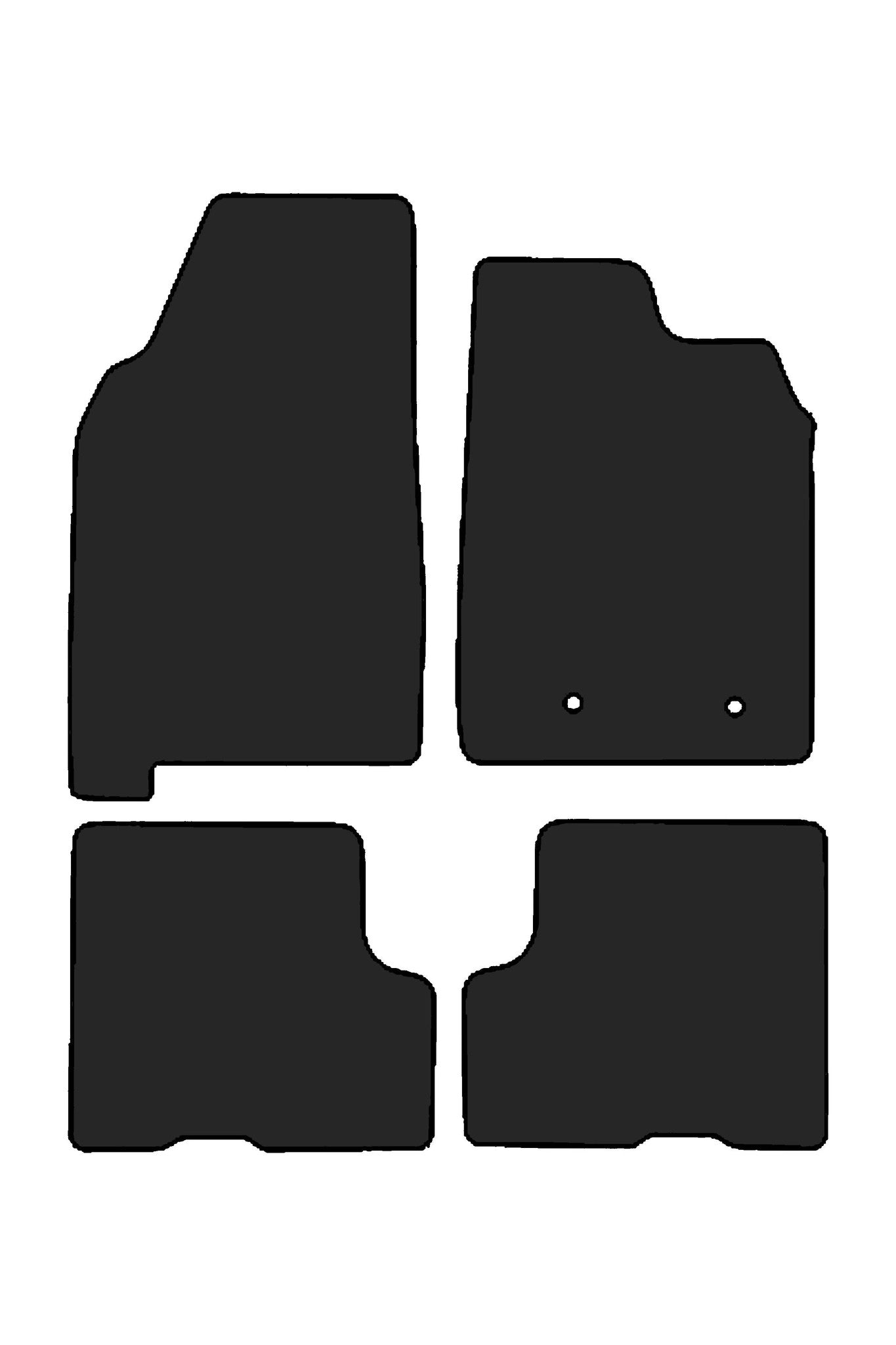FitsDaciaDuster2018+TailoredFront&RearRubberMats