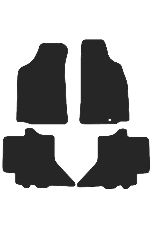 FitsFordRanger2006-2012TailoredFront&RearRubberMats