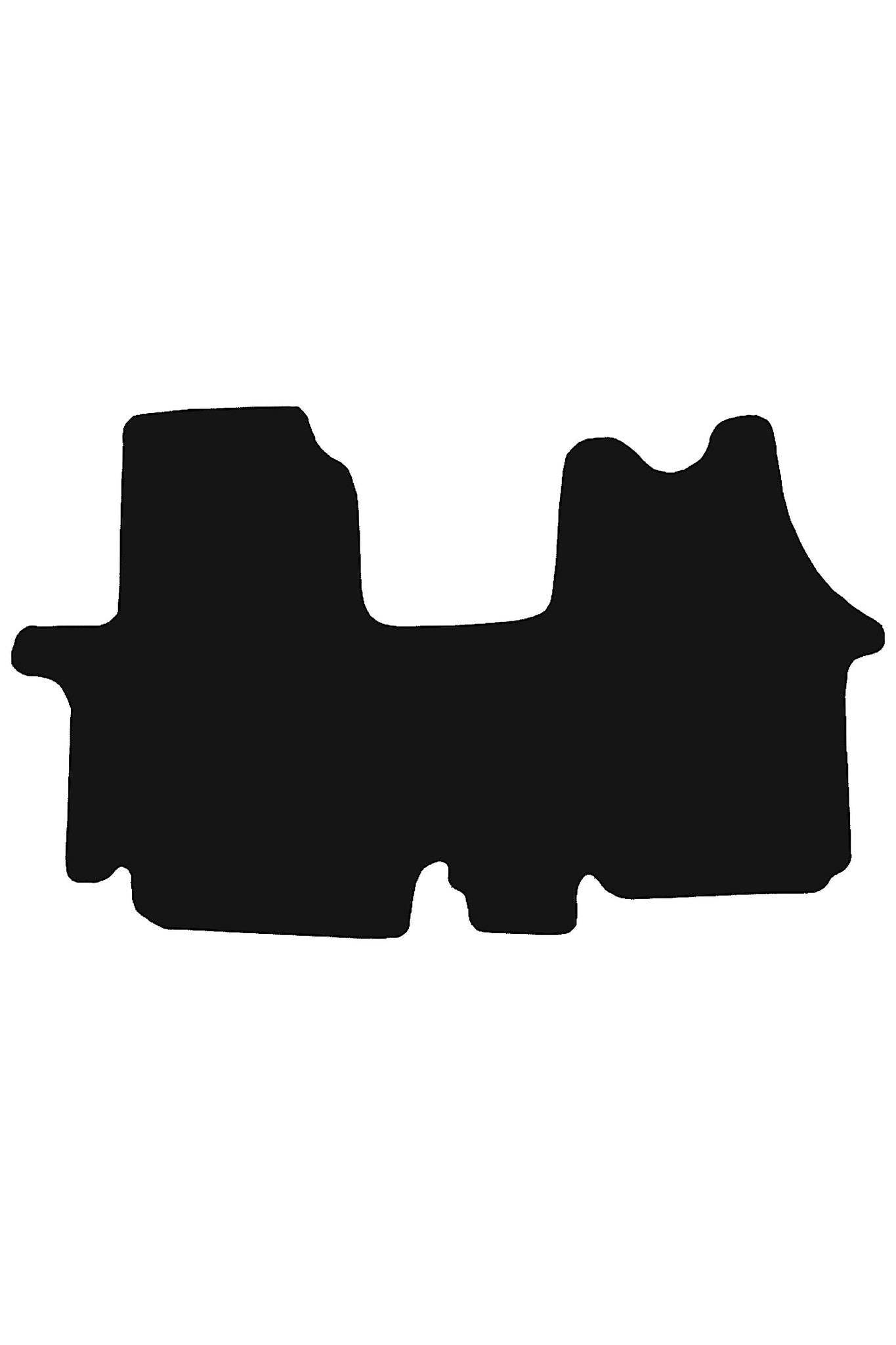 FitsNissanPrimastar2002-2014TailoredFrontRubberMat