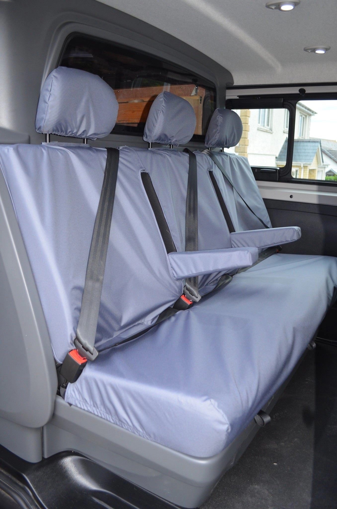 FitsNissanPrimastarCrewCab2022+TailoredRearSeatCovers