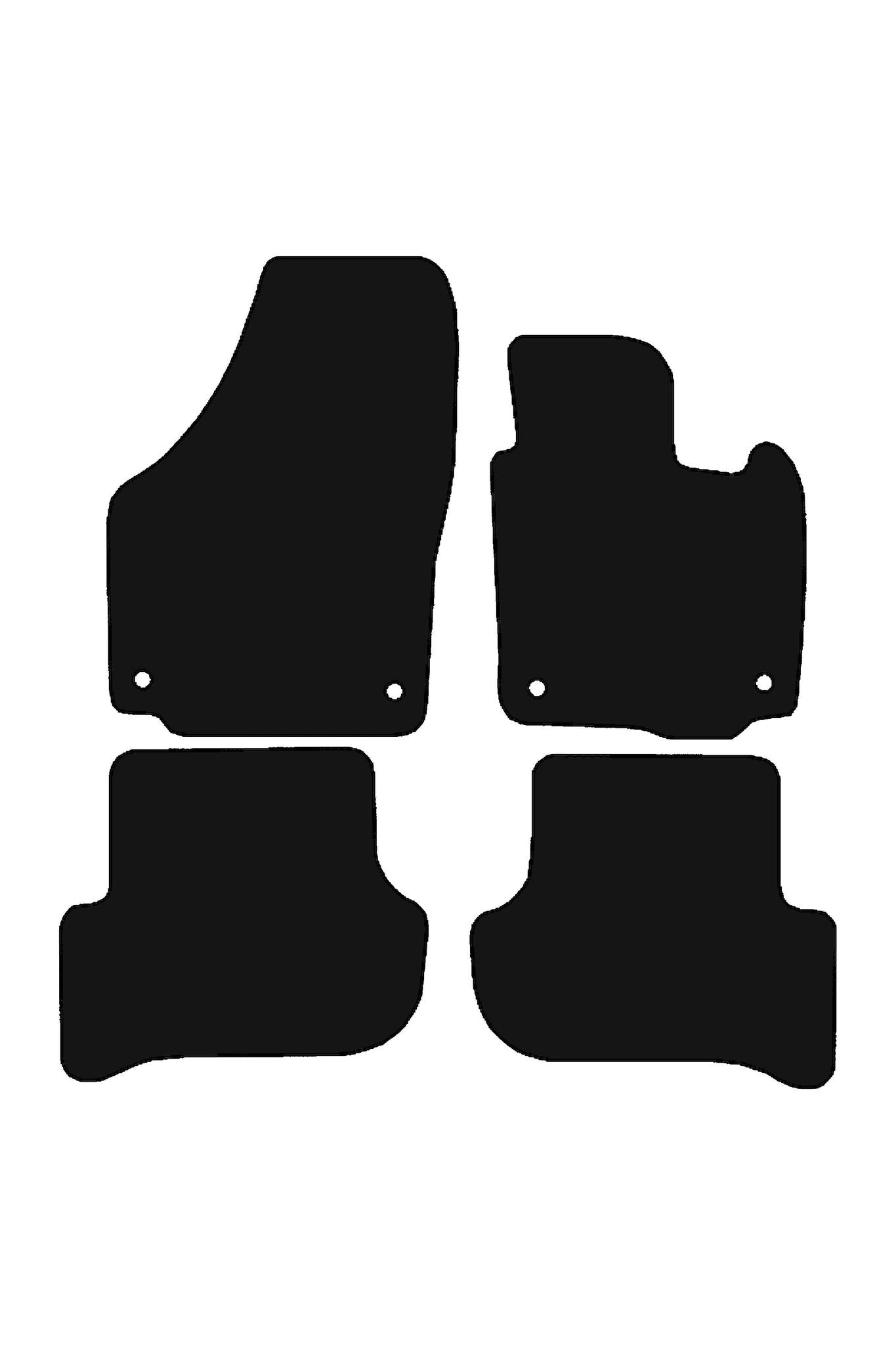 FitsSkodaYeti2009-2017TailoredRubberMats