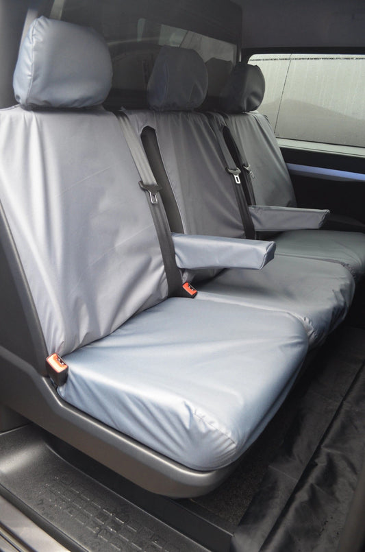 FitsVauxhallVivaro2019+CrewCabRearTailoredSeatCover