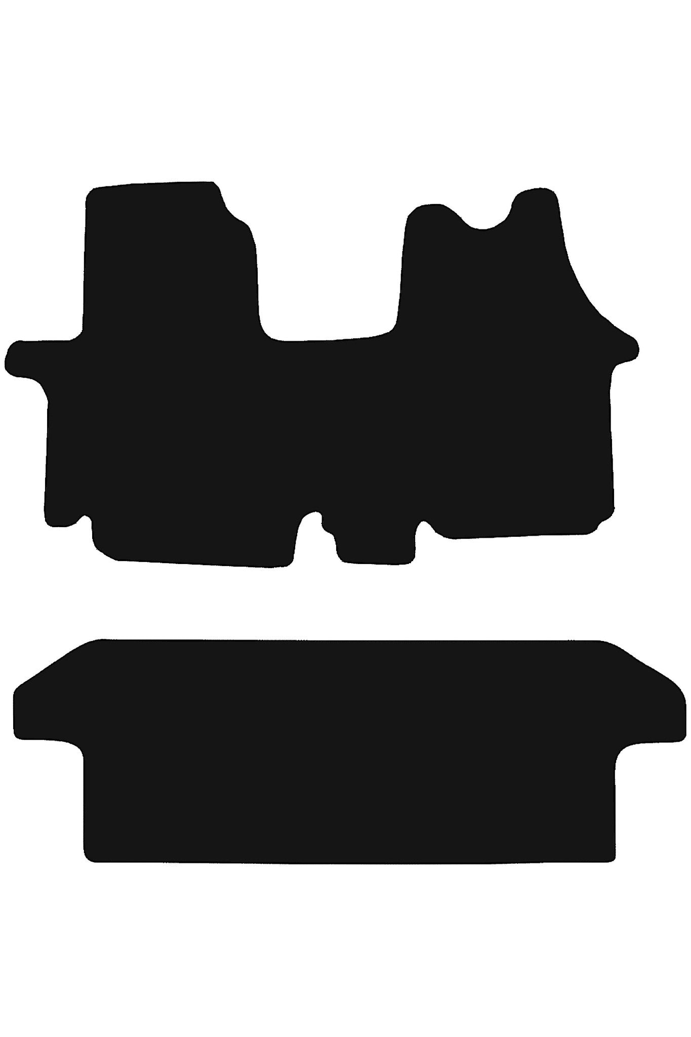 FitsVauxhallVivaroCrewCab2001-2014TailoredRubberMats