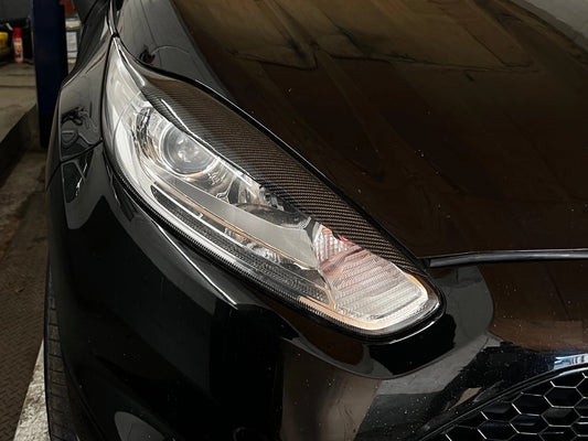 FordFiestaCarbonFibreHeadlightEyebrowsMK7/MK7.5(2010-2017Models)