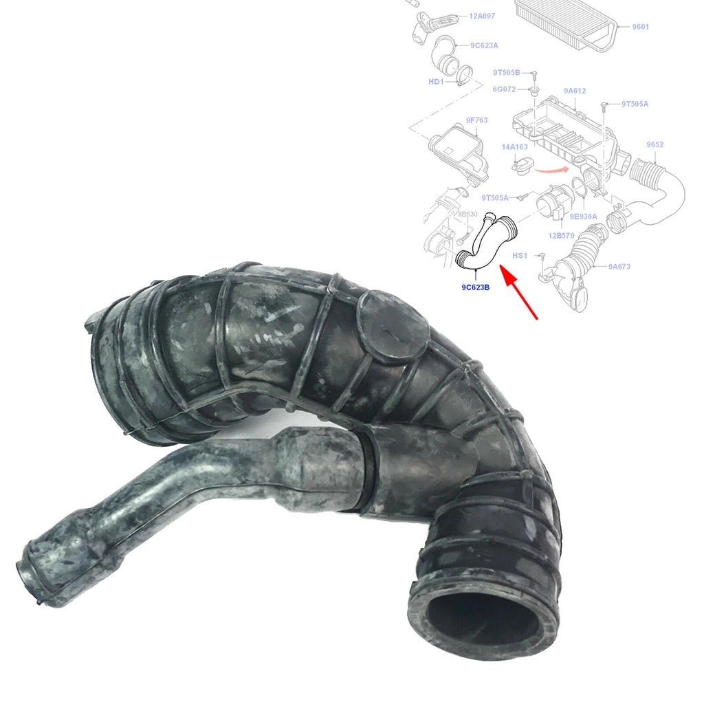 FordFiestaFusion1.4TdciTurboAirIntakeHose2S6q9c623aa