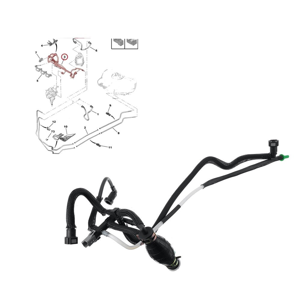 FordFiestaMk5Fusion1.4TdciFuelLinePipeTubeWithSensor1501910