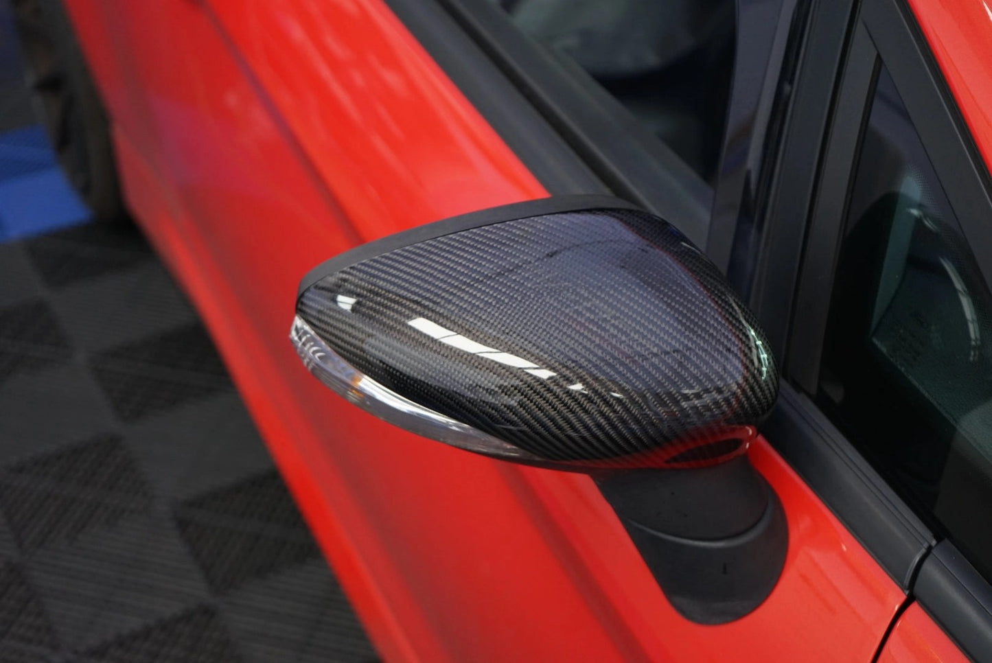 FordFiestaMK7/7.5GenuineCarbonFibreWingMirrorReplacementCovers(CarbonReplacement)