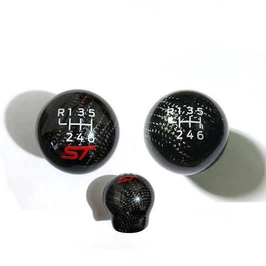 FordFiestaMK7/MK7.5/MK8&FocusMK3STRSCarbonFibreReplacementGearKnob(2013-2017)