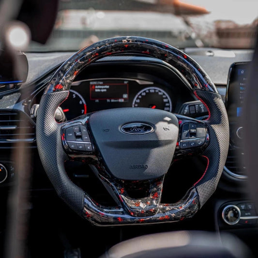 FordFiestaMK8/MK8.5CarbonFibreCustomSteeringWheel(MK82018-Present)