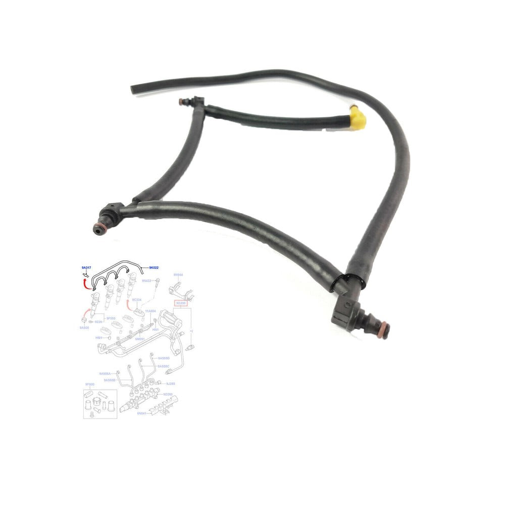 FordFiestaPeugeotCitroen1.4FuelInjectorLeakOffReturnPipe1444973