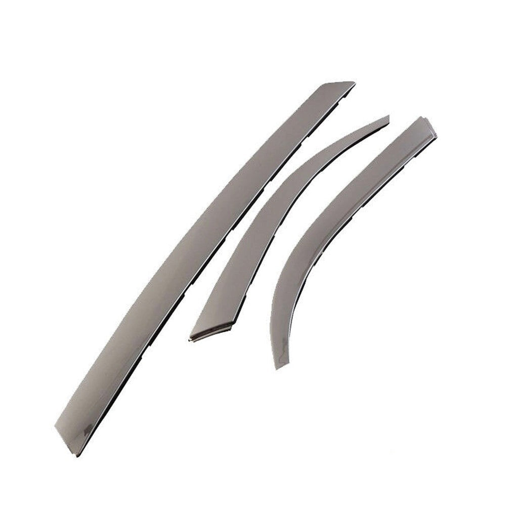 FordFocusMk1FrontBumperChromePlasticMouldingKit3Pcs1998To2001