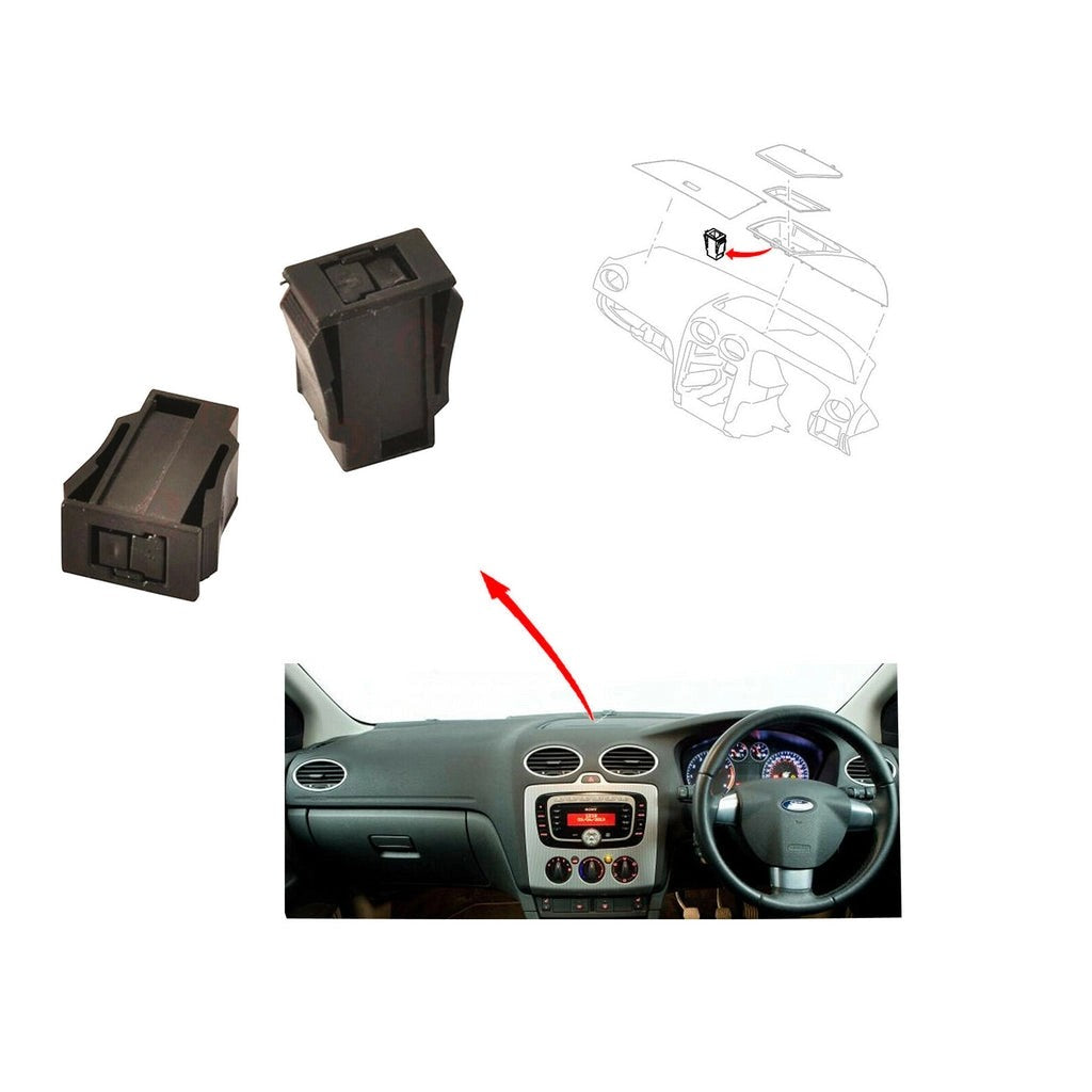 FordFocusMk2DashboardStorageCompermentLidBoxCatchLock2005To20111545547