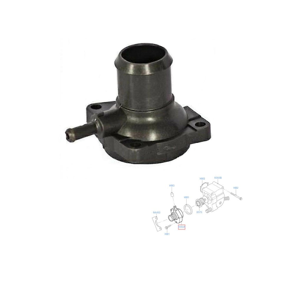 FordFocusMondeoThermostatHousingWaterOutletConnection1109329