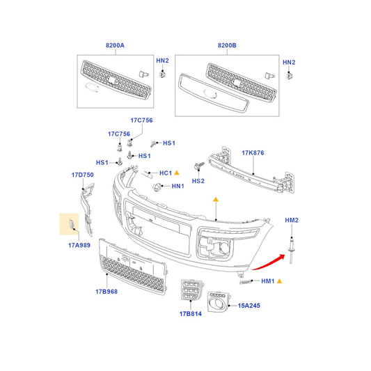 FordFusionFrontBumperTowEyeCover2005To20121388478