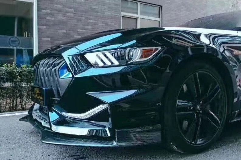 FordMustang'MouthOfEvil'FrontBumper,Grille&Lip(2015-2017)