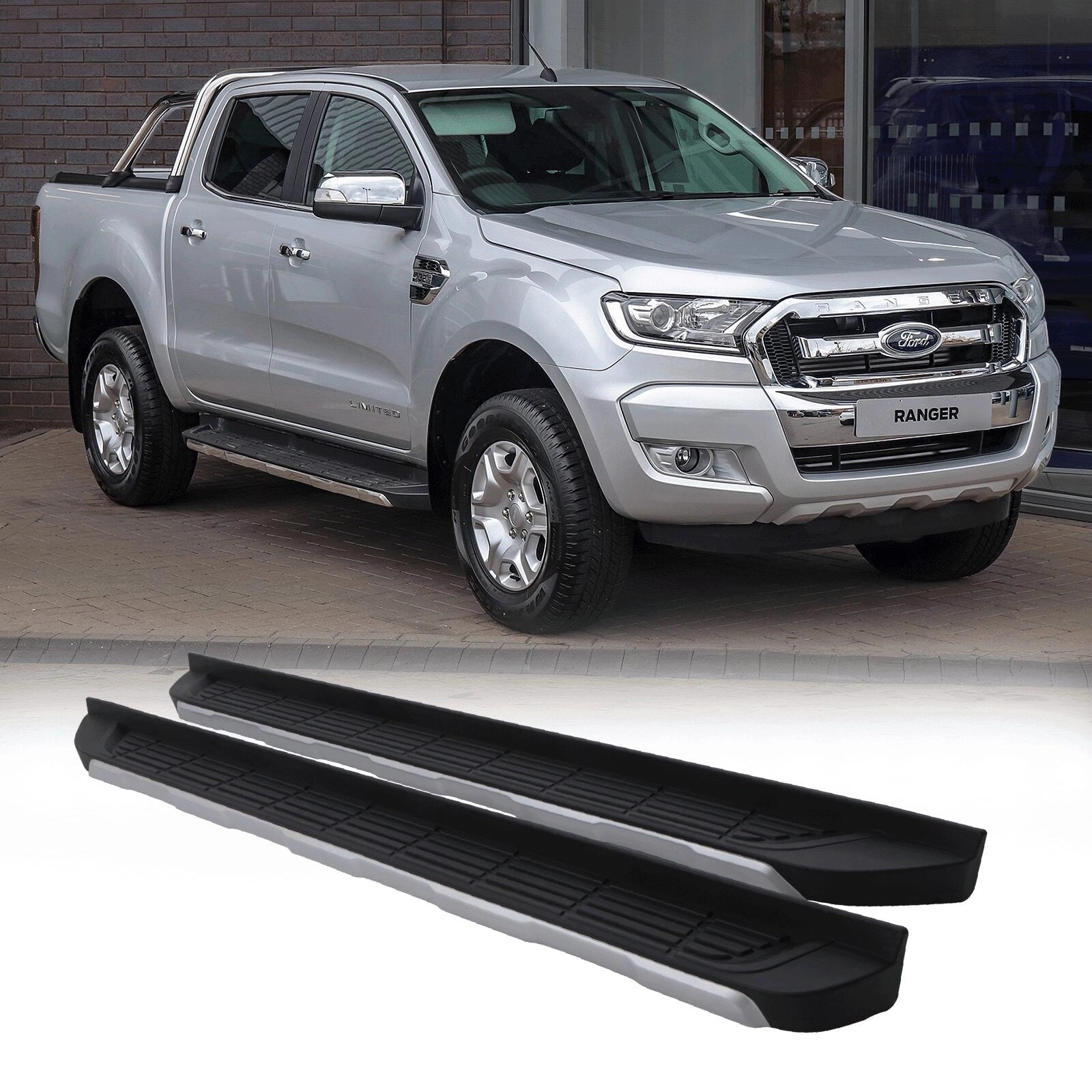 FordRangerT612-14AluminiumSideSteps