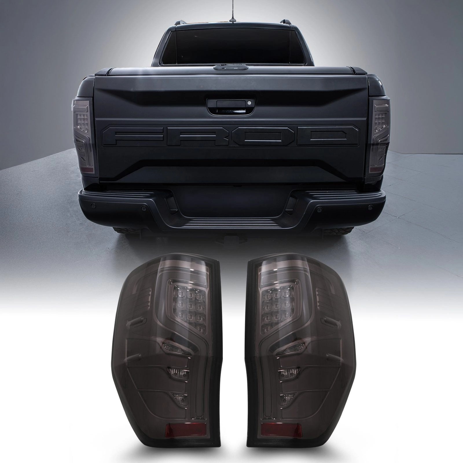 FordRangerT6T7&T812-22RearLEDSmokedTailLights