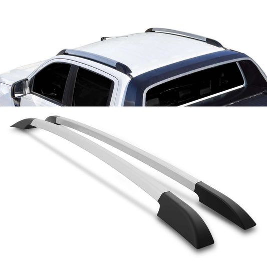 FordRangerT6T72011+SilverAdjustableRoofRackRails