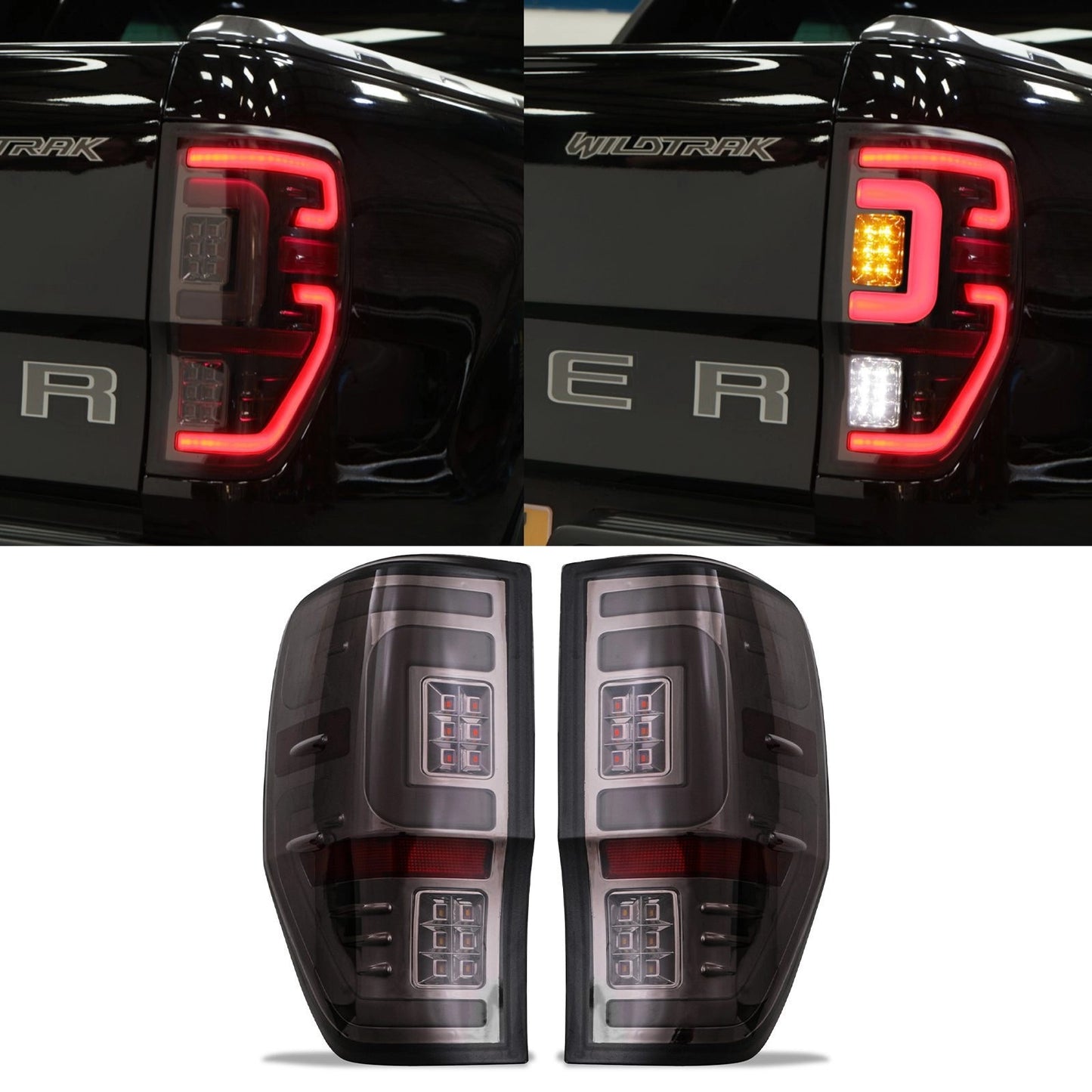 FordRangerT6T7T812-21RearSmokedLEDTailLights