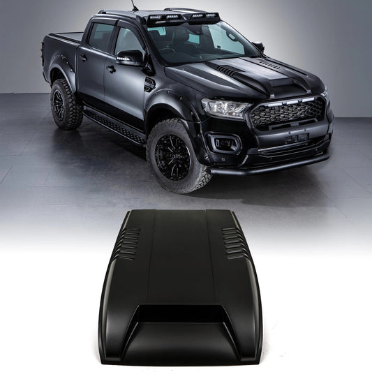 FordRangerT7T815-22MatteBlackRaptorStyleBonnetVentCover