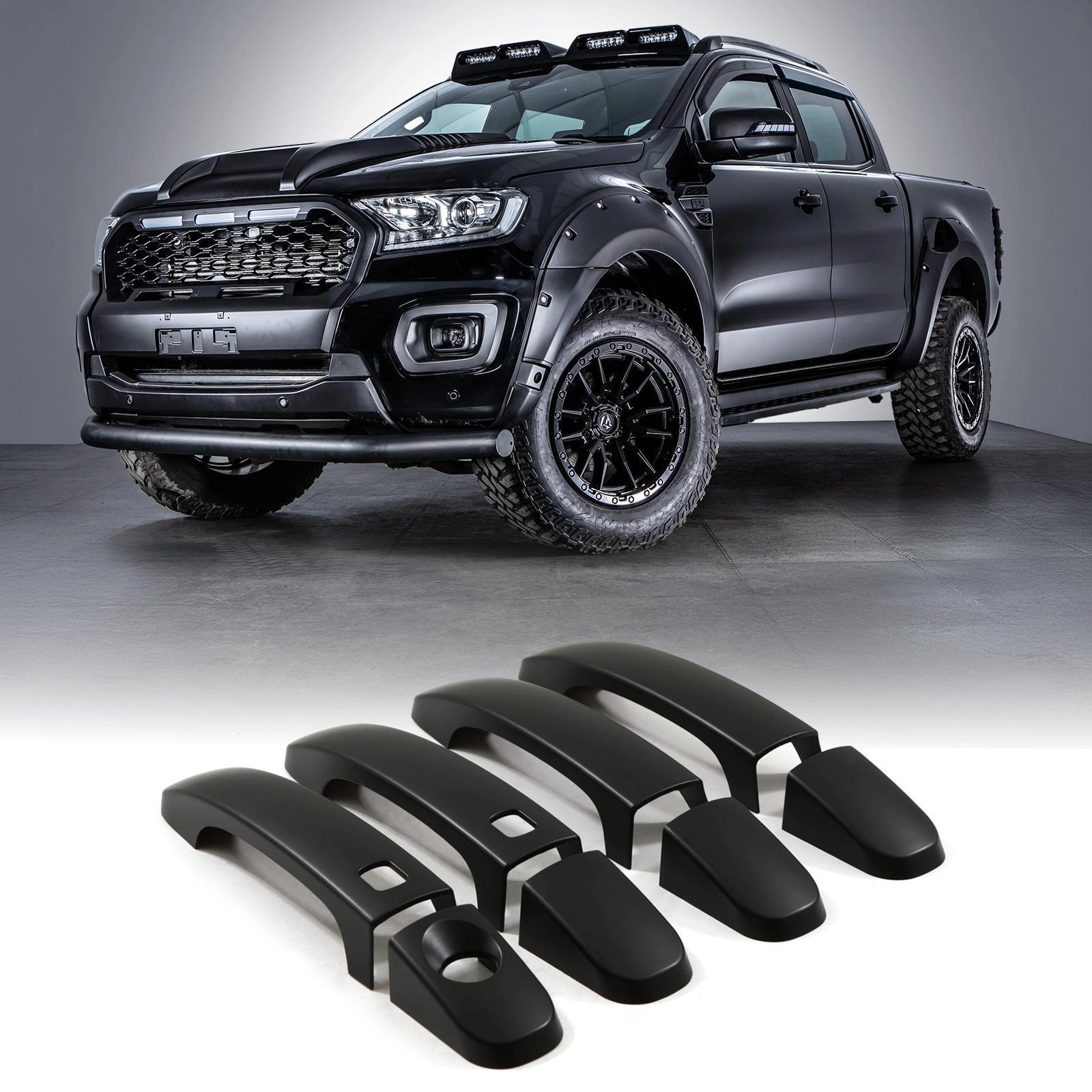 FordRangerT818-21BlackDoorHandleCovers