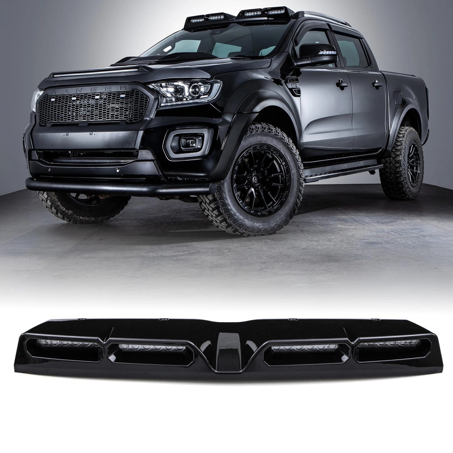 FordRangerT82019+QuadRoofLightWithLEDLights