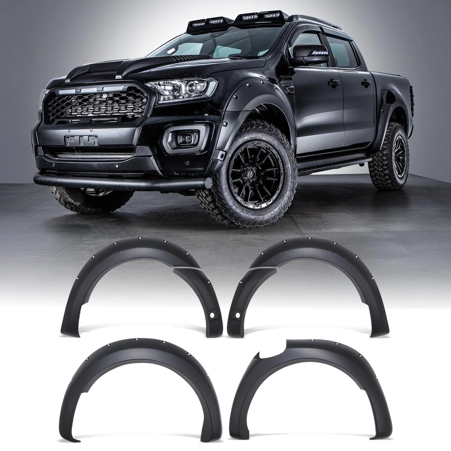 FordRangerT8Wildtrak2019-2022FogLightCoverTrimBlack