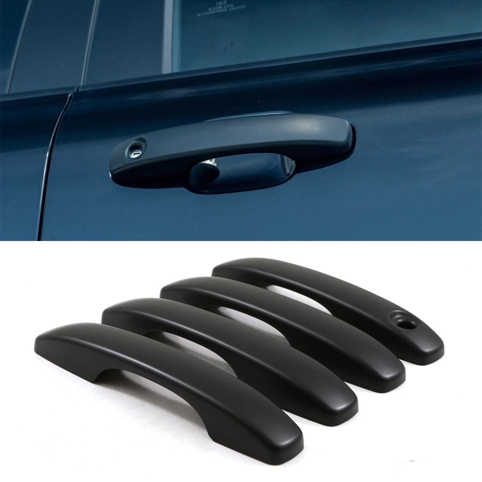 FordRangerT92023+BlackDoorHandleProtectorCovers