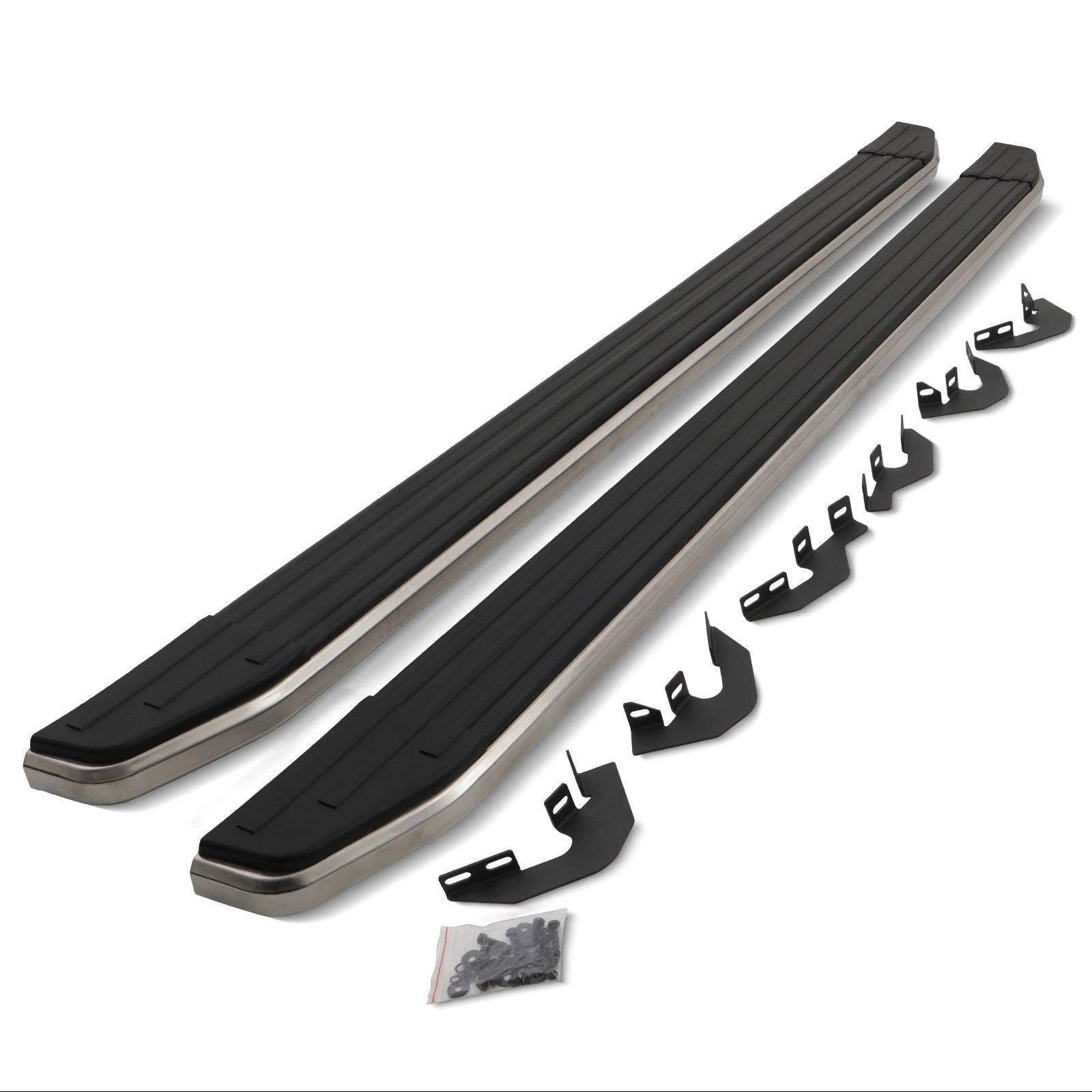 FordRangerT92023+BlackStainlessSteelSideSteps