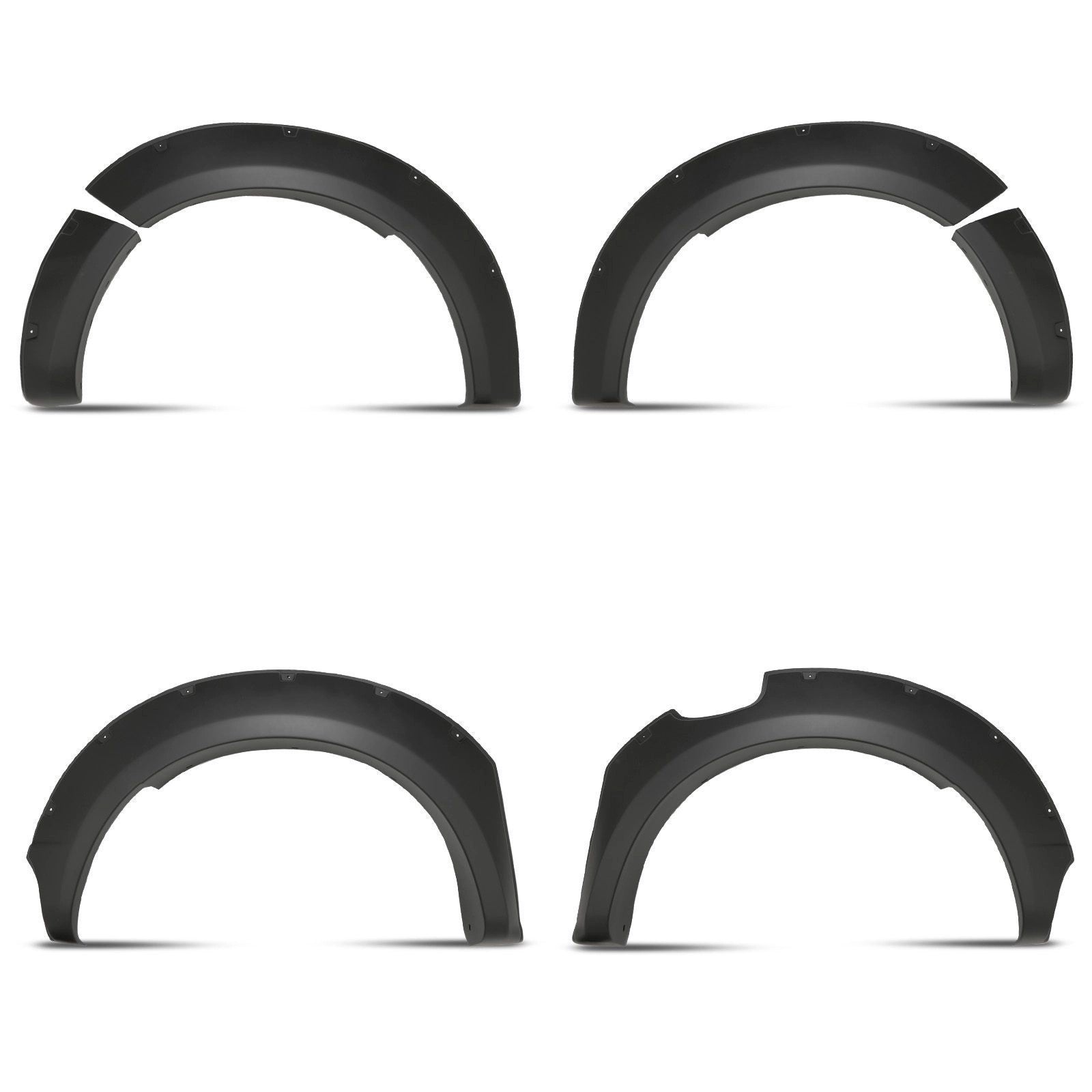 FordRangerT92023+MatteBlackWheelArchSet