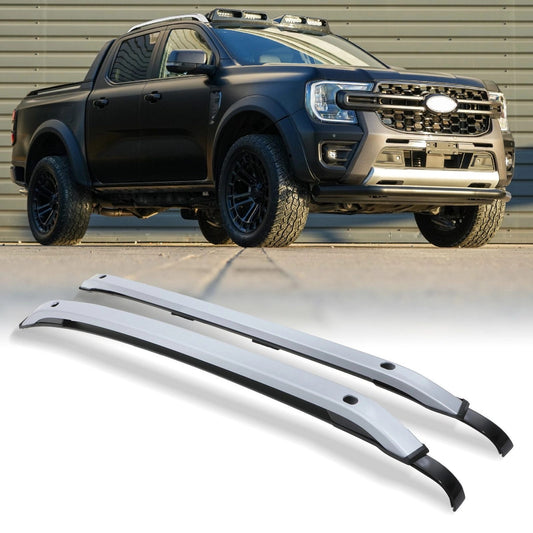 FordRangerT92023+SilverRoofRails