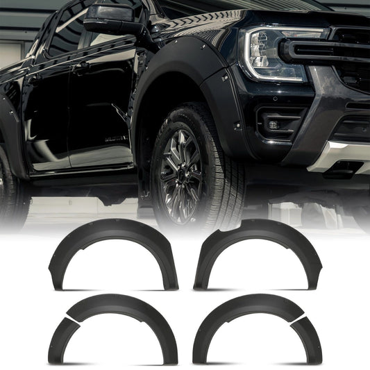 FordRangerT9Wildtrak2023+85mmMatteBlackWheelArchKit