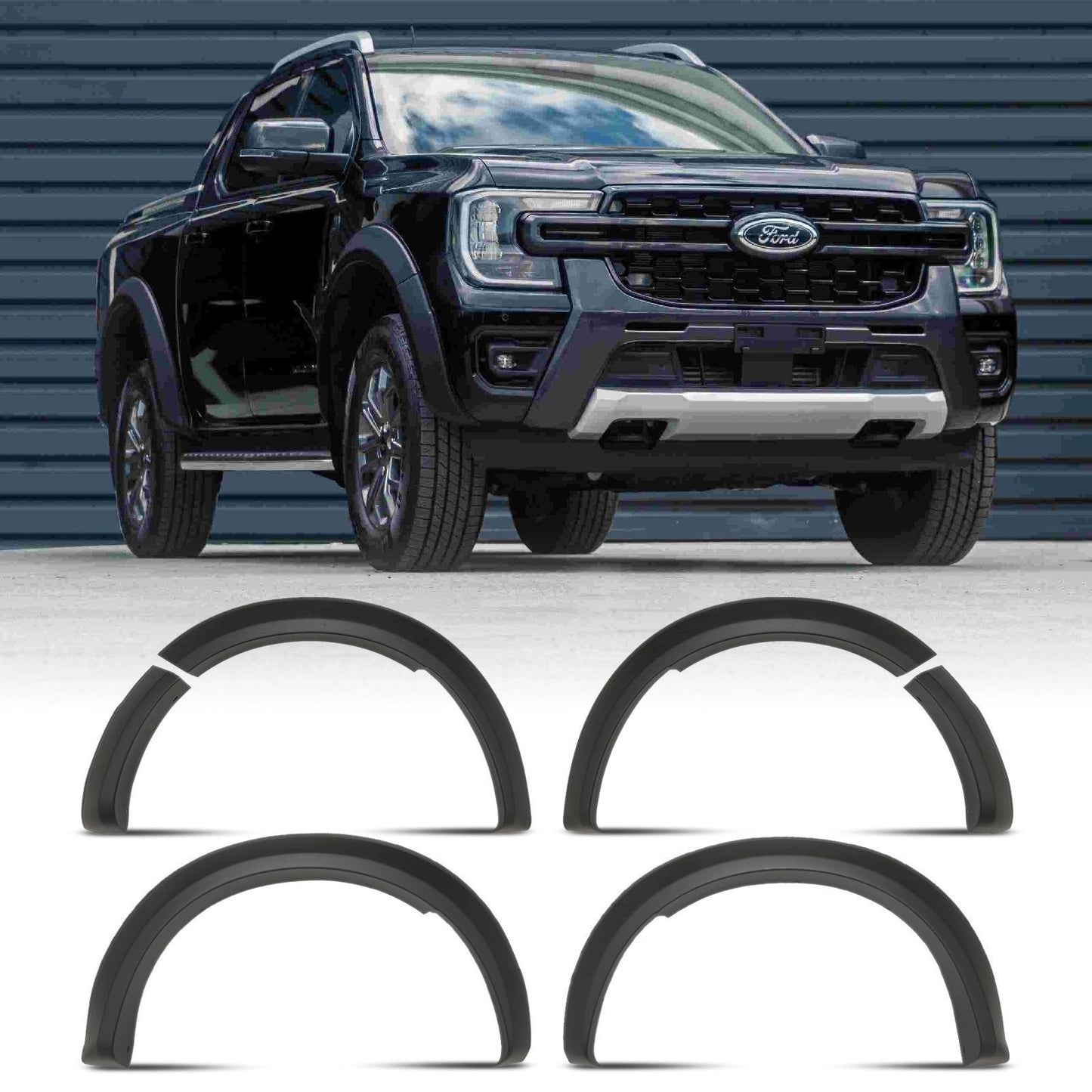 FordRangerT9WildTrak2023+85mmMatteBlackWheelArches