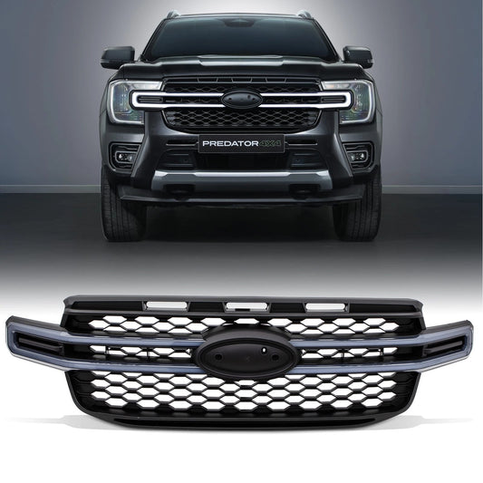 FordRangerT9Wildtrak2023+MatteBlackDynamicLEDDRLGrille