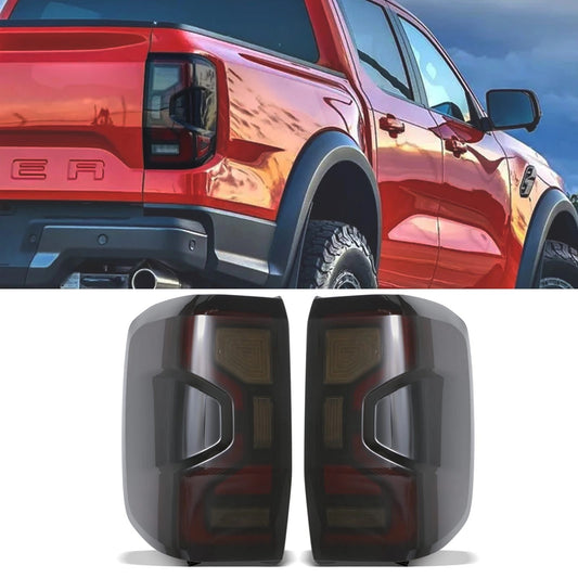 FordRangerT9Wildtrak2023+SmokedLEDRearTailLightsWithRadar