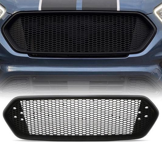 FordTransitCustom2018-21MatteBlackDebadgedMeshGrille