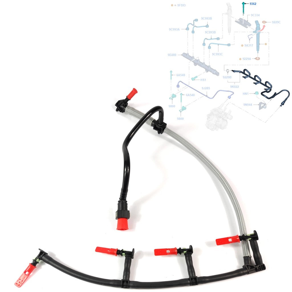 FordTransitFuelReturnLeakOffPipeClipsMk7Mk82.2Rwd1761932